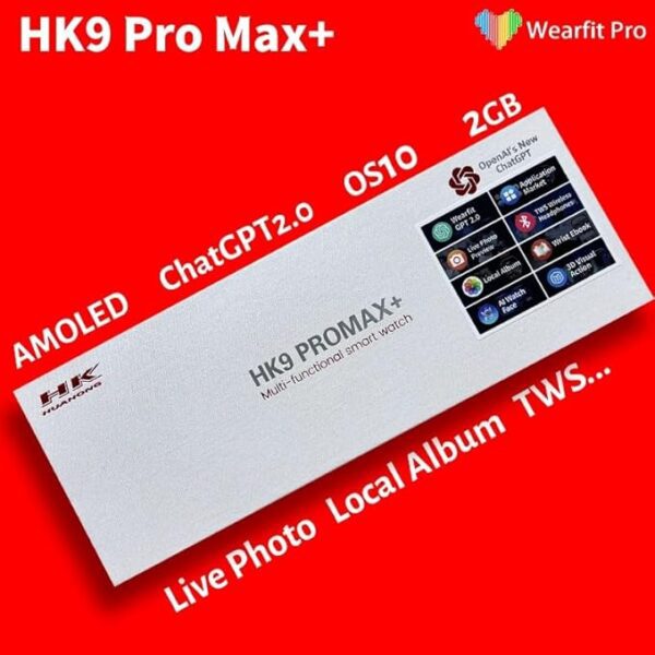 HK9 Pro Max plus Smart Watch Gen 4 2024 - Image 2